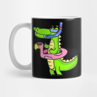 Crocodile animal motif alligator animal welfare for children Mug